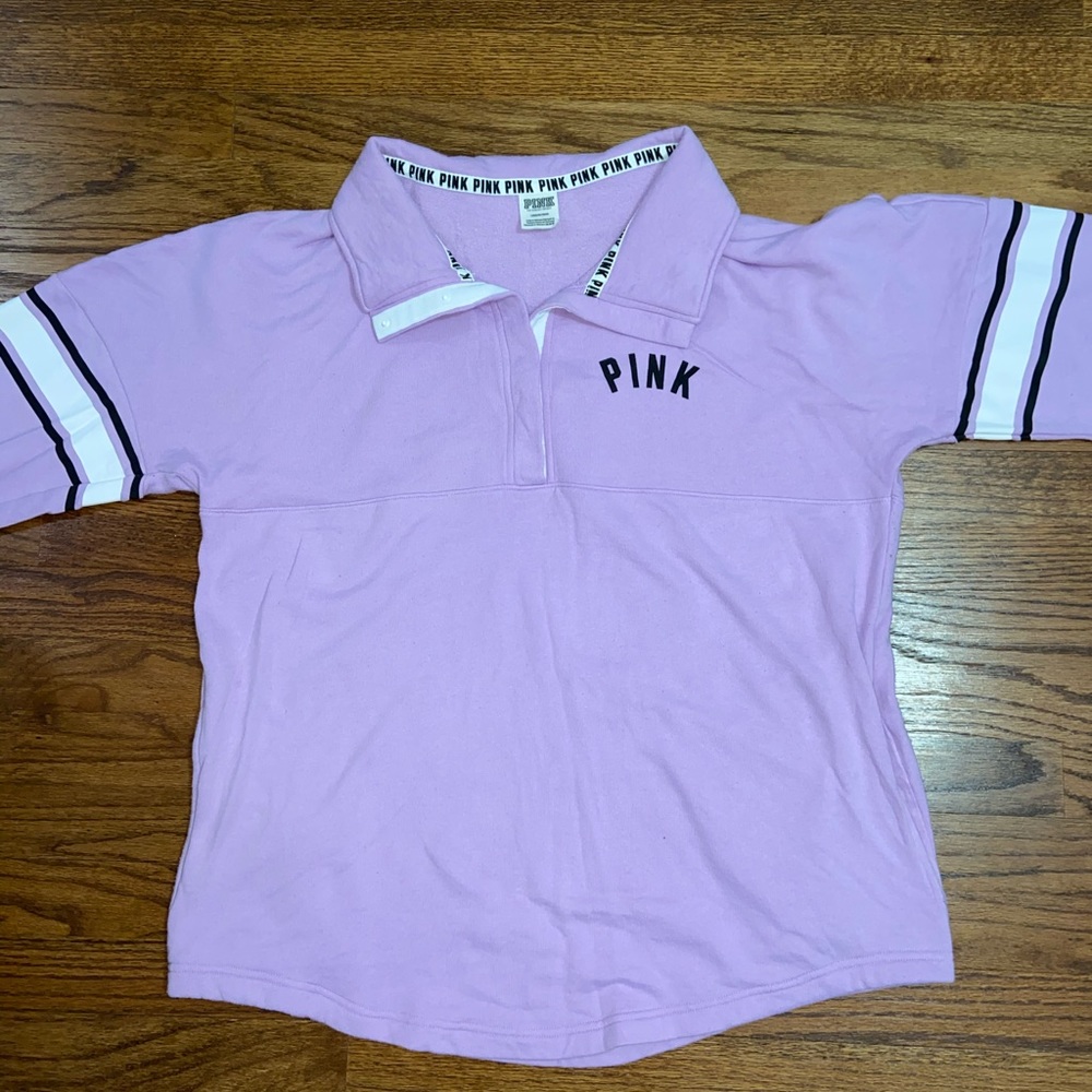 Victoria’s Secret Pink button up sweatshirt